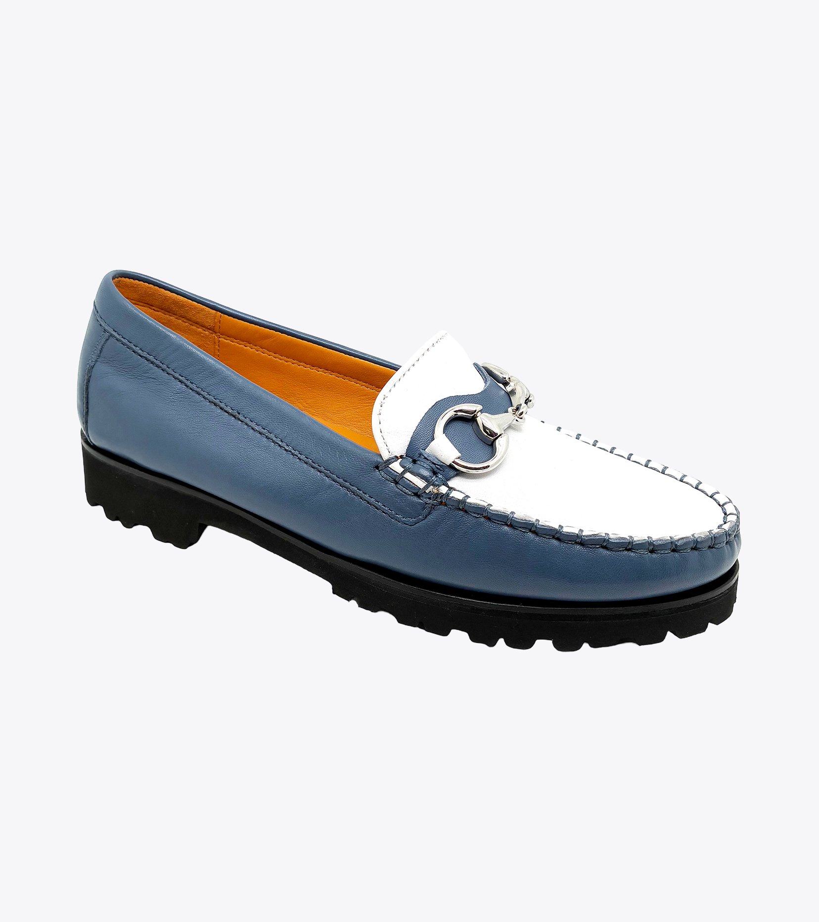 Soho Black & White Moc Flat — Robert Zur